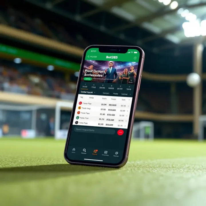Illustration of a smartphone showing a successful betting budget management interface