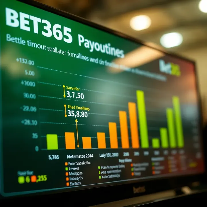 Graph displaying betting payout timelines and user satisfaction levels