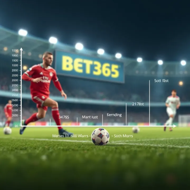 Evolution of Bet365 Platform with New Features and Updates Graph illustrating updates and new features integrated into Bet365 platform over time