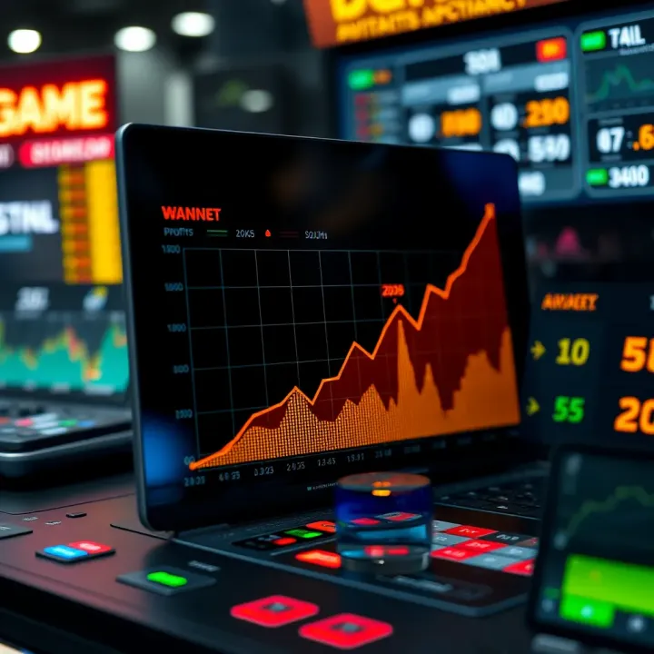 Graph showing rising profits and risk levels in Aviator game strategy