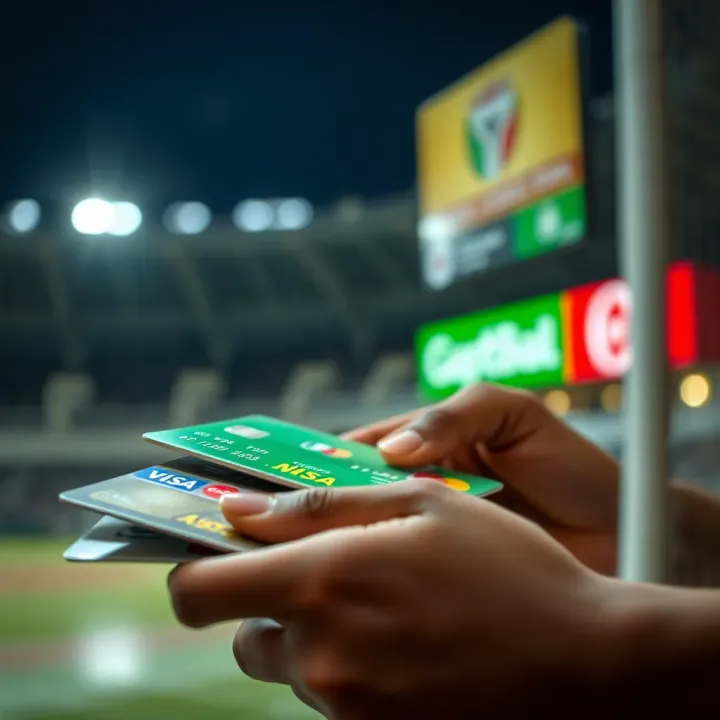 Visual representation of multiple payment methods including USSD for naira sports betting transactions