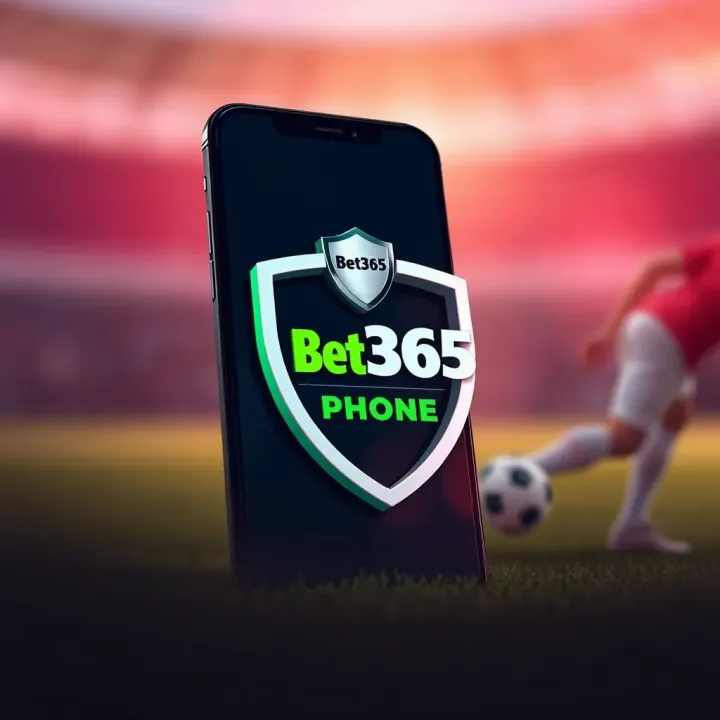 Secure login symbol with smartphone and shield representing safety in online betting