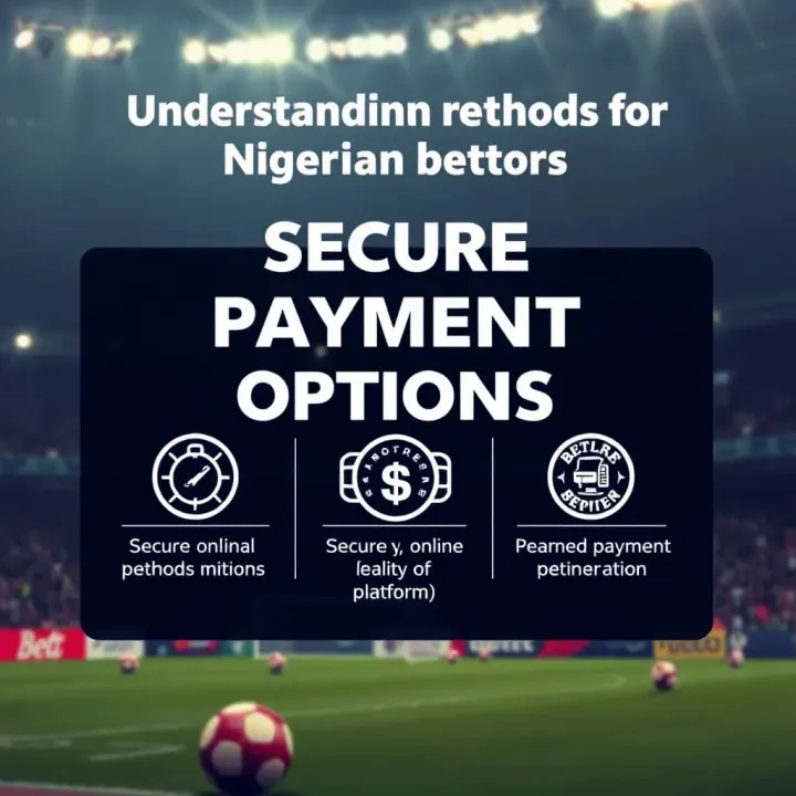 Graphic showing secure online payment methods suitable for Nigerian users on Bet365 platform