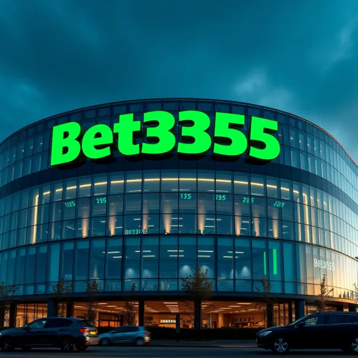 Bet365 headquarters building with company logo prominently displayed